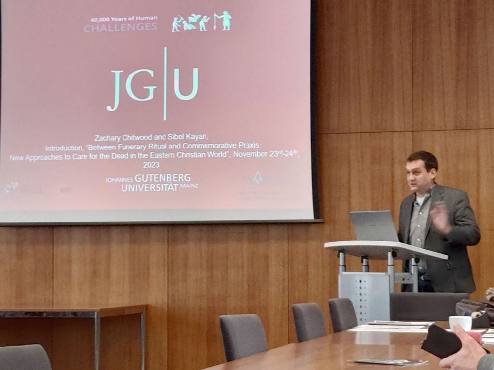 Zachary Chitwood opening the international workshop.