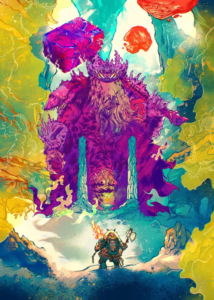 An Ancient Warlord of The Hidden Realm, a reckless giant guardian demon of The Lost Caves. He is the one who summons the storm.
