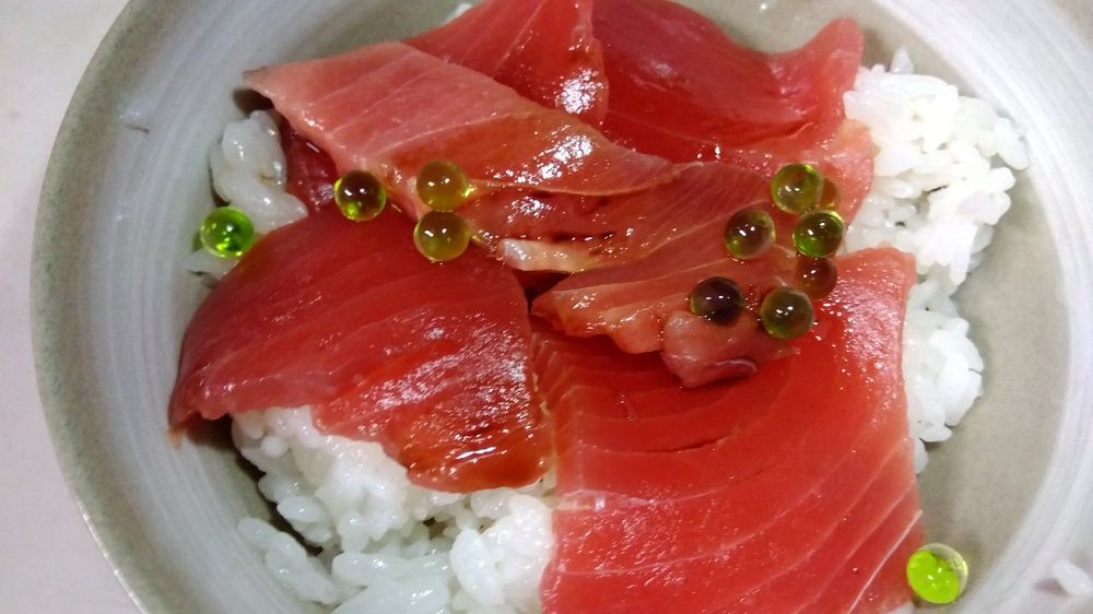 マグロ中落ち丼