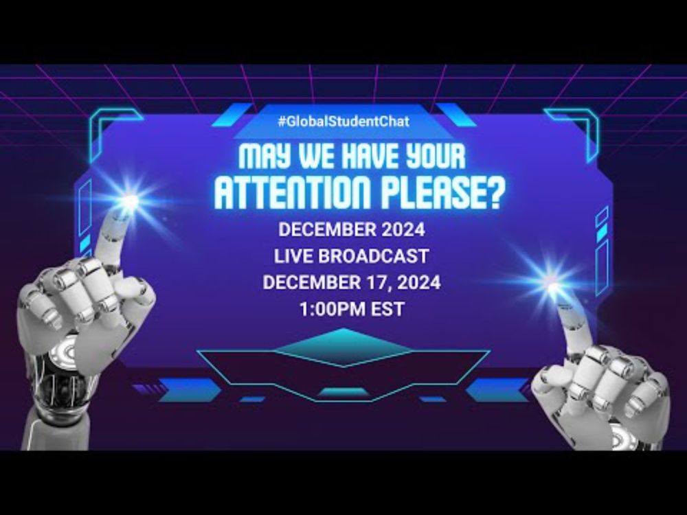 December Chat: May I have your attention please?