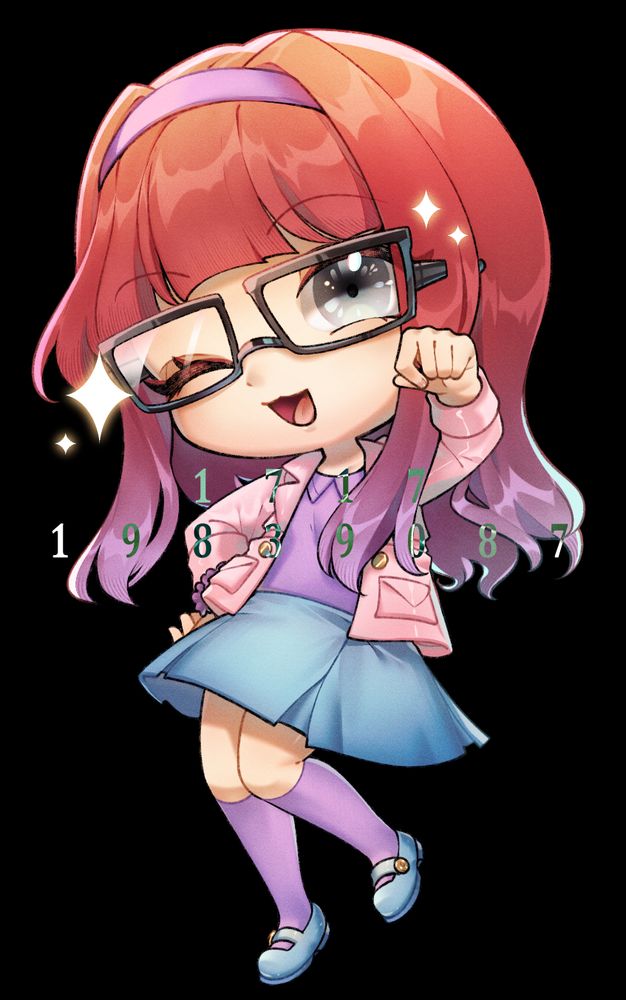 A chibi illustration of Aria Hazela, doing a cat pawing motion. (https://bsky.app/profile/ariahazela.bsky.social)