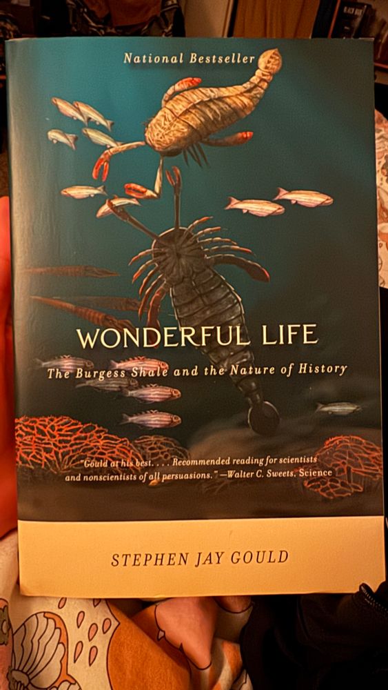 Photo of:

“WONDERFUL LIFE
The Burgess Shale and the Nature of History”

By STEPHEN JAY GOULD