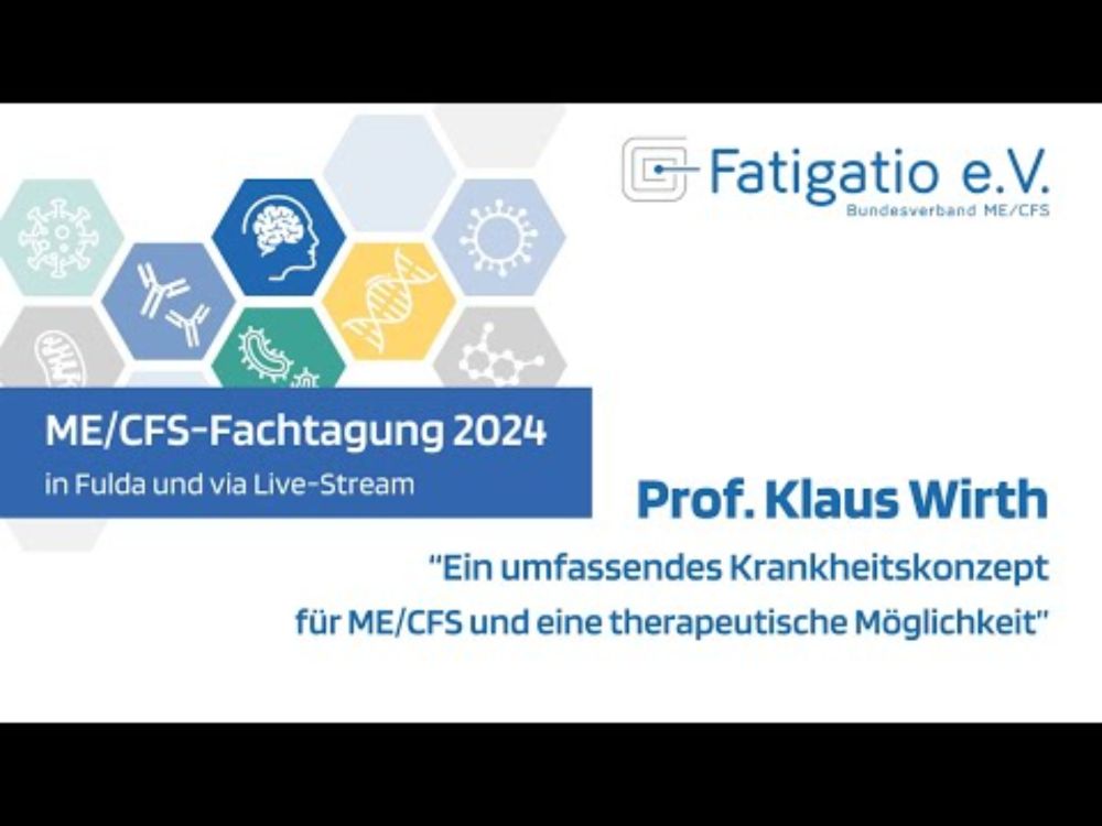 Prof. Klaus Wirth - Vortrag auf der ME/CFS-Fachtagung 2024