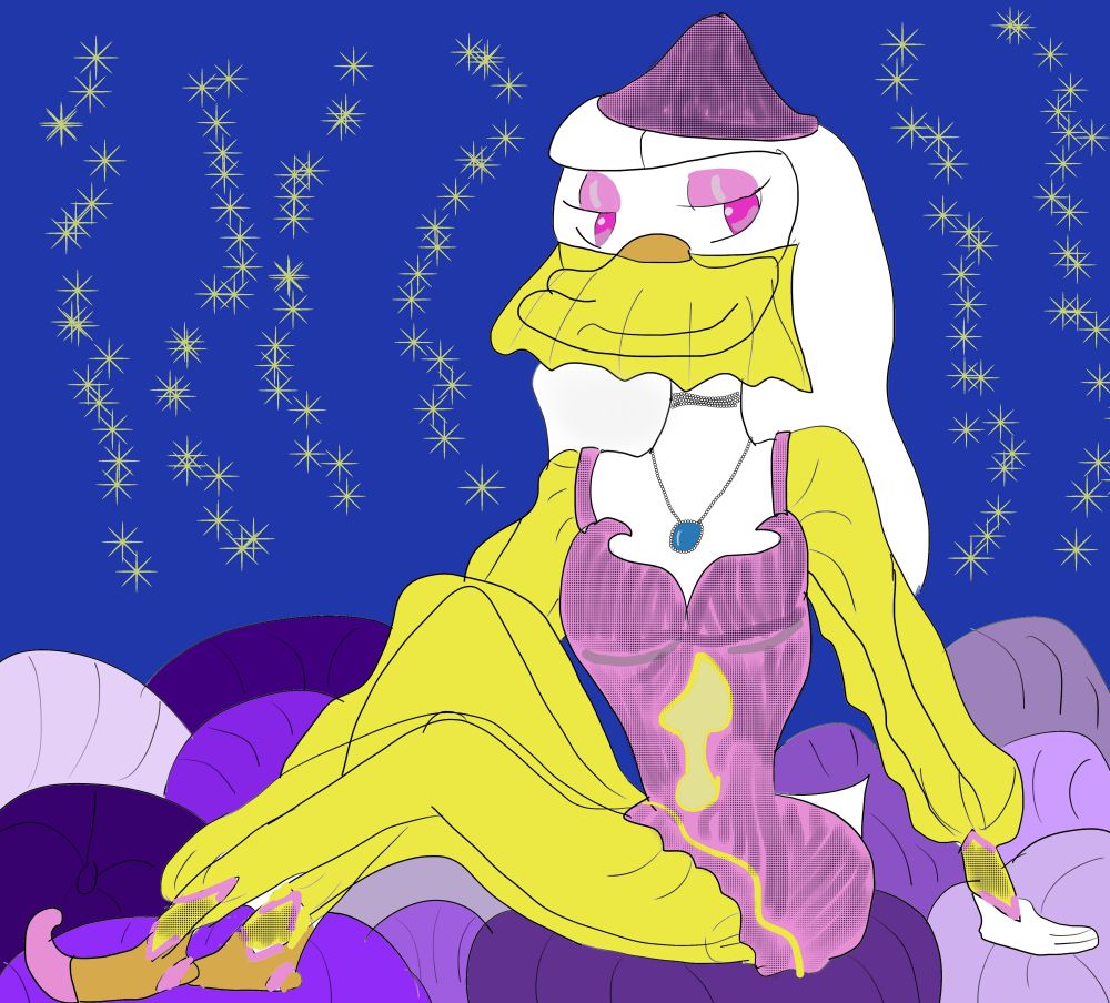 Daisy Duck dressed up as a sexy genie.