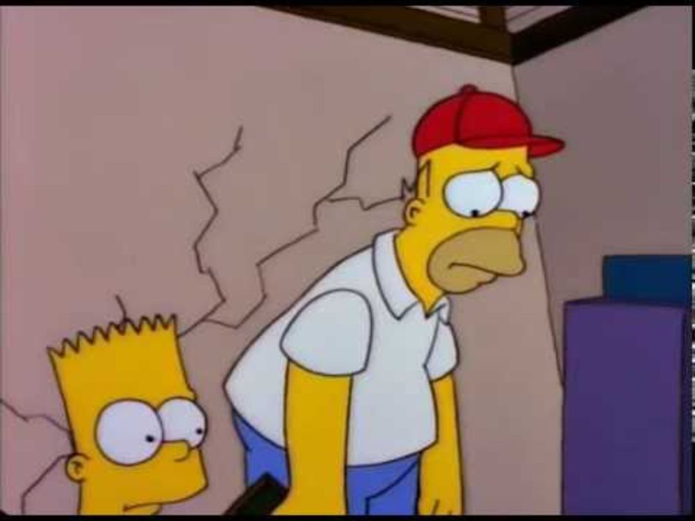 The Half Assed Approach To Foundation Repair (The Simpsons)