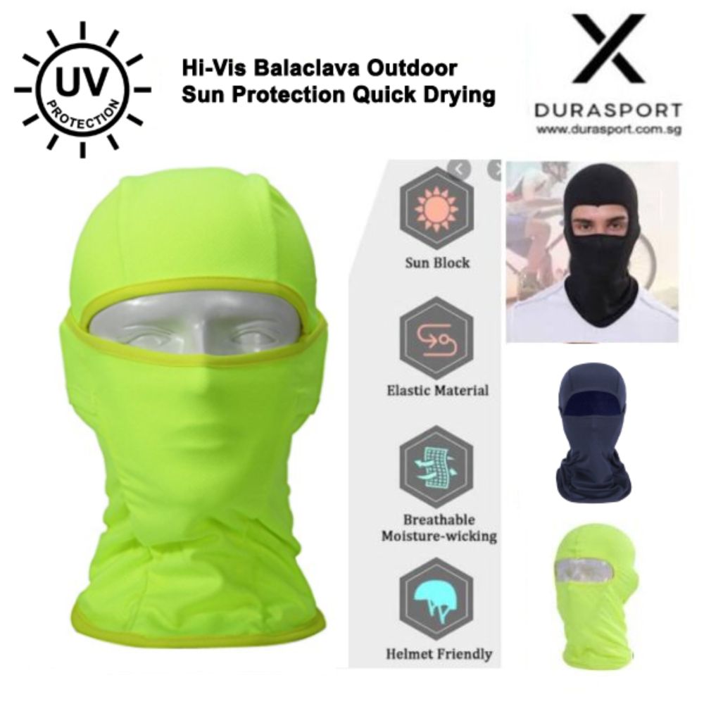 (PRE-ORDER) Hi-Vis Balaclava Outdoor Sun Protection Quick Drying - Thailand Best Work Wear and Sports Wear Online Store - Durasafe Shop