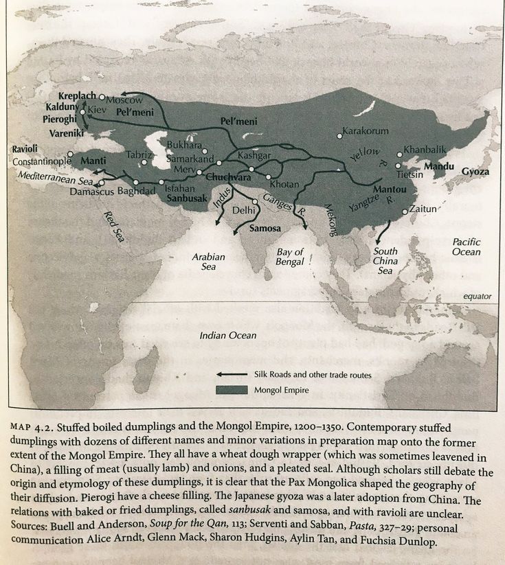 A map from the Economist, of how dumplings spread from Italy to Japan by way of the Mongolian Empire