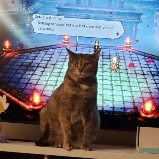 "Nothing personal, but this isn't over until one of us is dead."