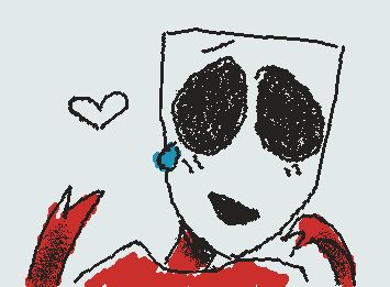 Second, a response with a Gangle doodle made on wigglypaint.