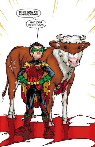 Damien and Bat-Cow.