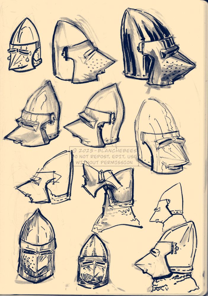 Various angles of the hounskull helm.