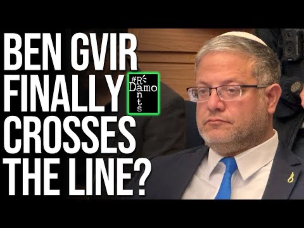 Ben Gvir Just Put A Noose Around Israel’s Neck