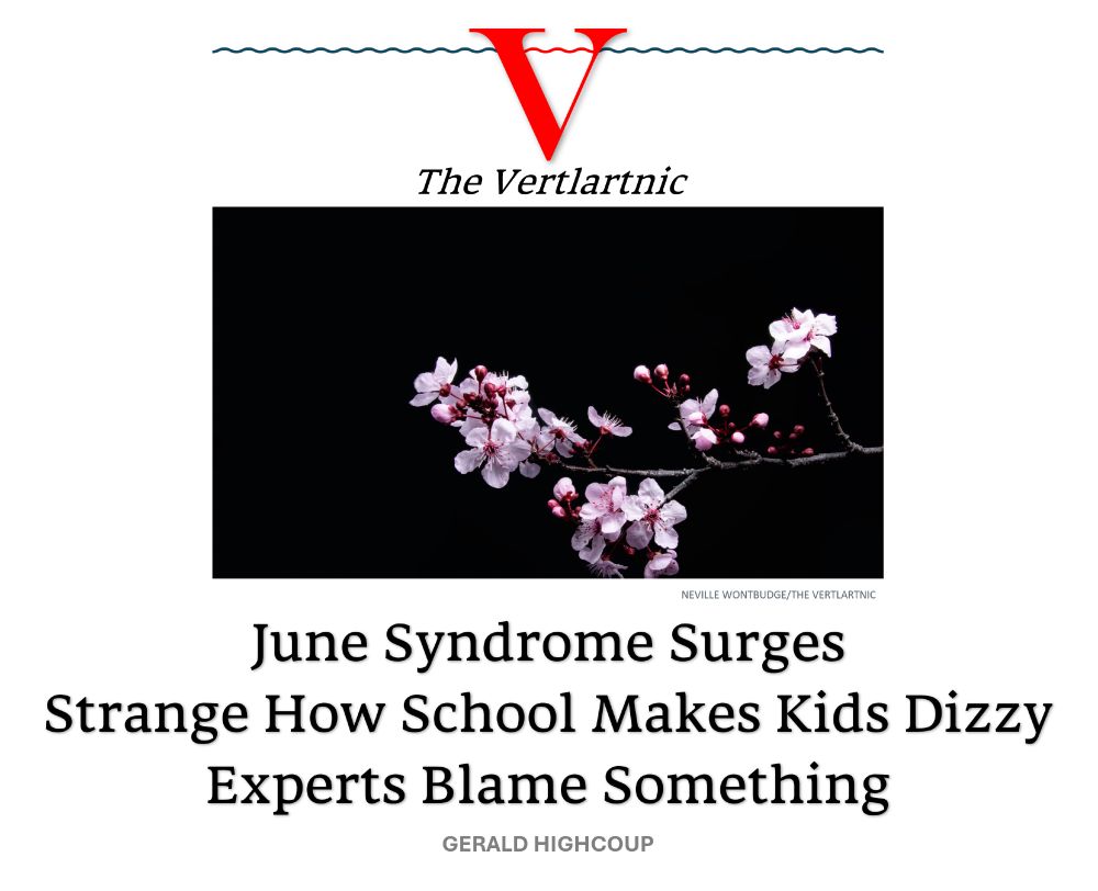 Cherry blossom falls
A headline is written here
this is the alt text:

Cherry blossom
Headline:
June Syndrome SurgesStrange How School Makes Kids Dizzy
Experts Blame Something
Story by Neville Wontbudge and Gerald Highcoup

Photo from Unsplash