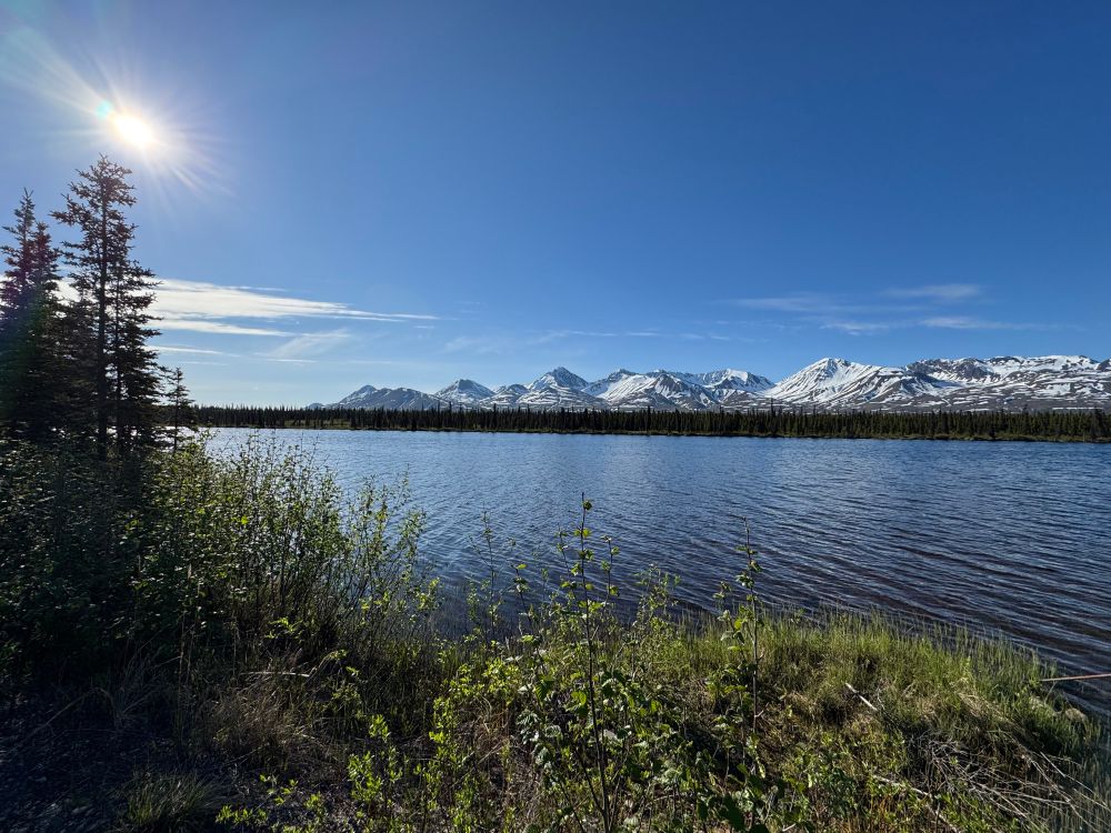 Alaska Range  -600 miles long