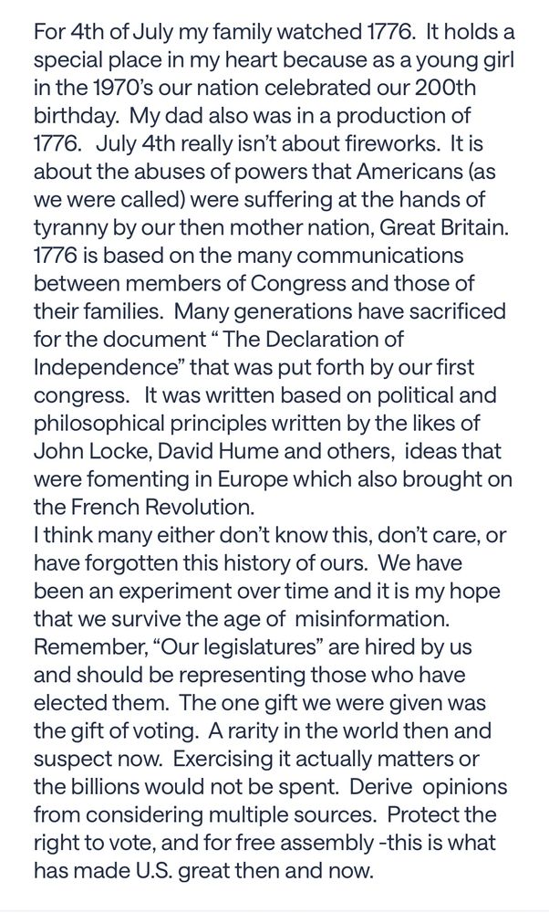 Overview of our democracy, our responsibilities and the gift of voting.