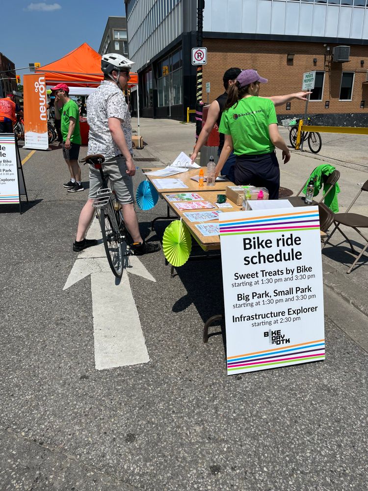 Bike ride schedule poster 