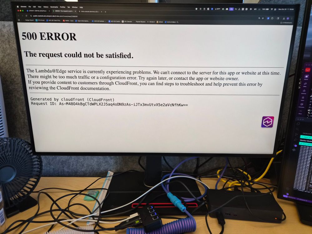 AWS outage preventing me from doing any work today really