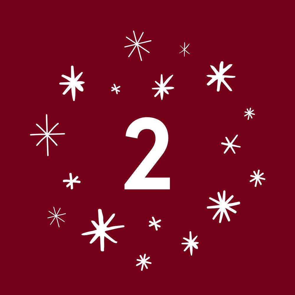 Number 1 surrounded by stars