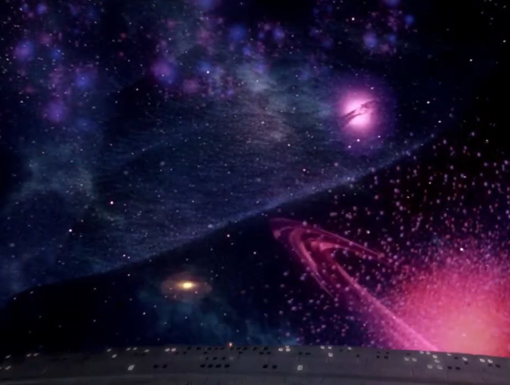 Far away in Space. 