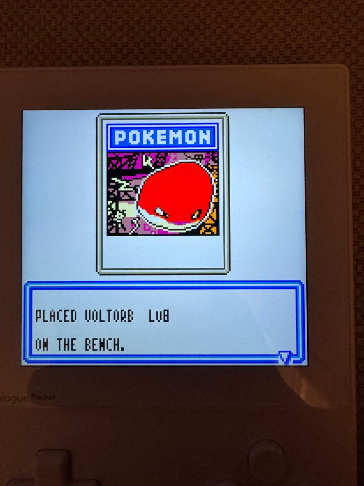 Voltorb but just a pixel-art, lumpy circle with eyes