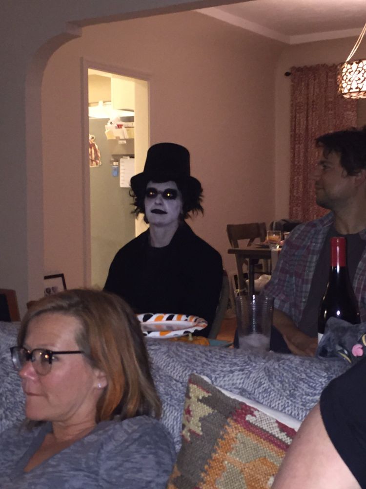 Babadook at a non costume Halloween party