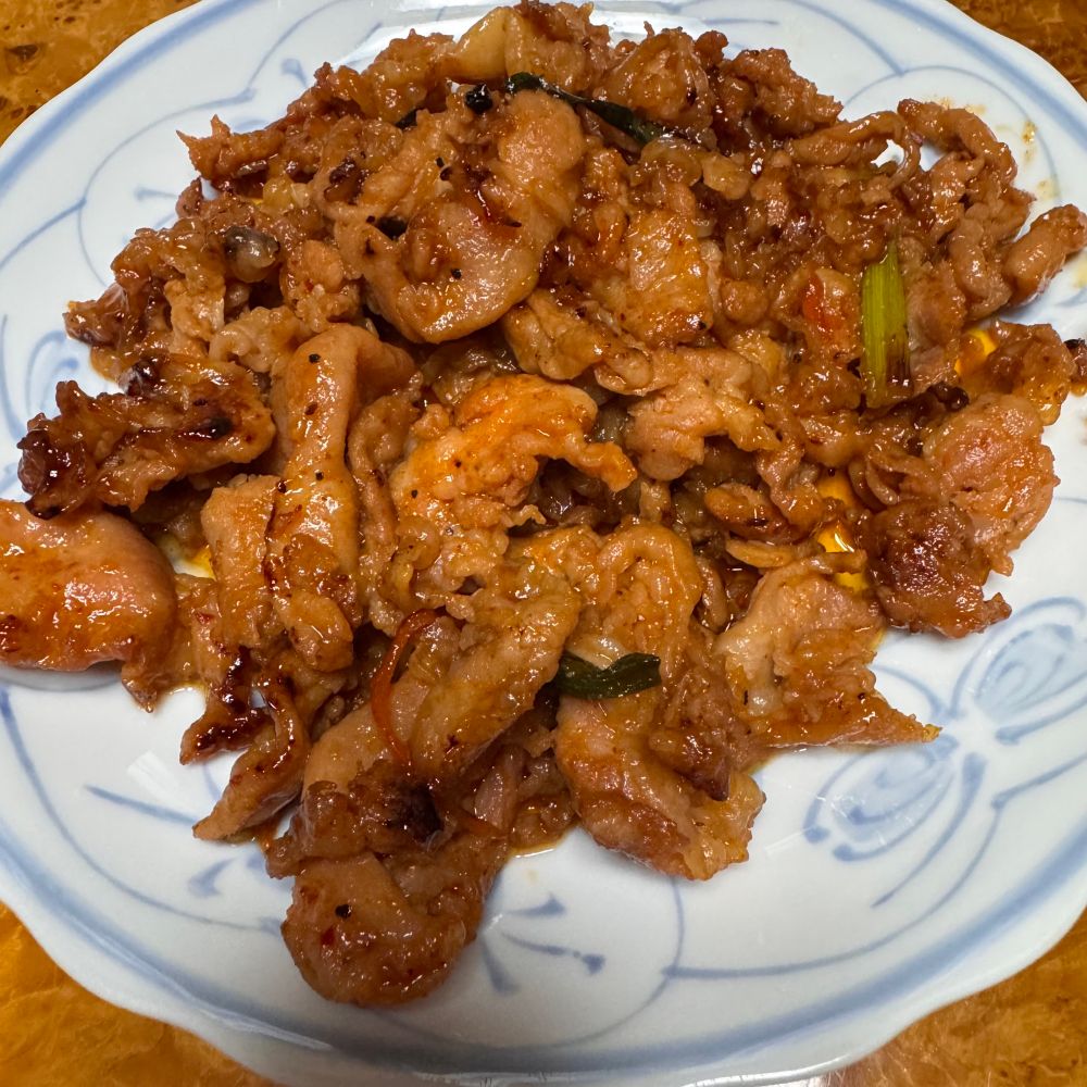 豚肉のプルコギ風焼き肉