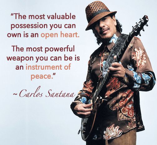 I grew up in the sixties watching B.B. King and Tito Puente and Miles Davis and Coltrane, everybody, Marvin Gaye, Jimi. And at the same time, with my left eye I was watching Dolores Huerta, Cesar Chavez, Martin Luther King, Malcolm X, Mother Teresa.

Carlos Santana

#HispanicHeritageMonth #quotes #StrongerTogether
#LatinoVoices