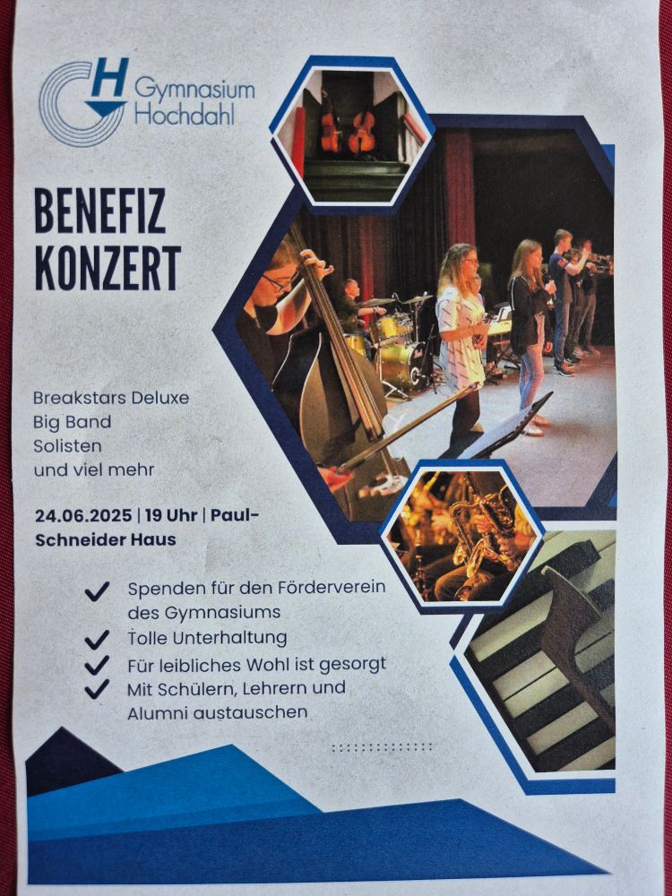 Benefizkonzert 24.06.2025 - 19 Uhr - Paul-Schneider-Haus 