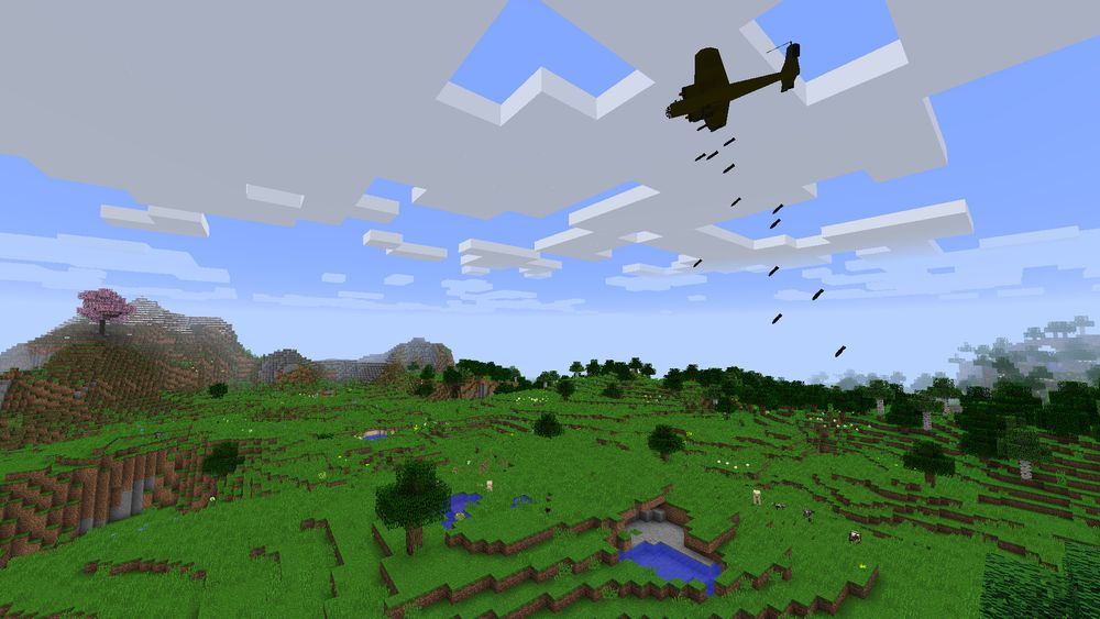 Cluster Bomb Air Strike