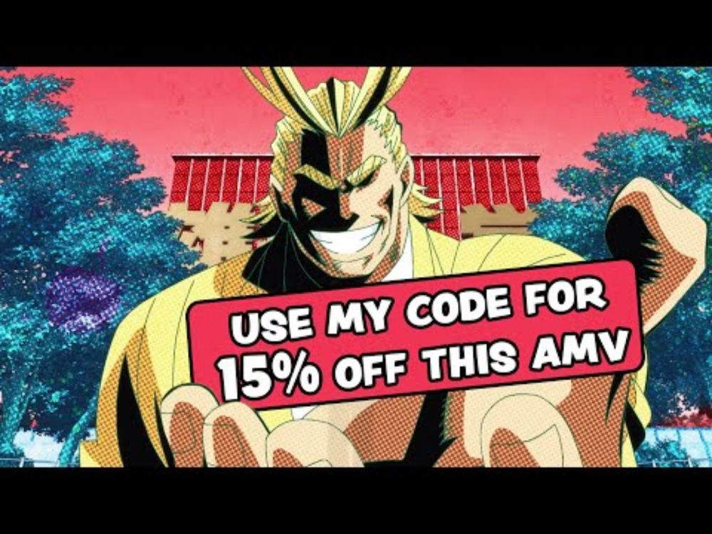 Use My Code for 15% Off This AMV