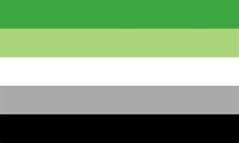 A flag consisting of 5 horizontal stripes, from top to bottom: green, light green, white, grey, black.