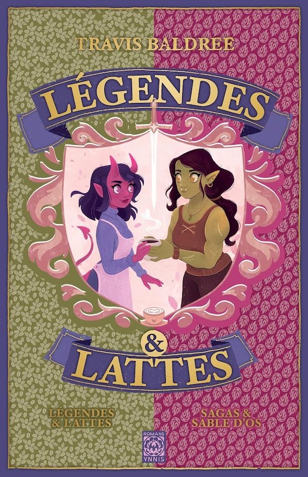 Cover for the new French Legends & Lattes omnibus. 