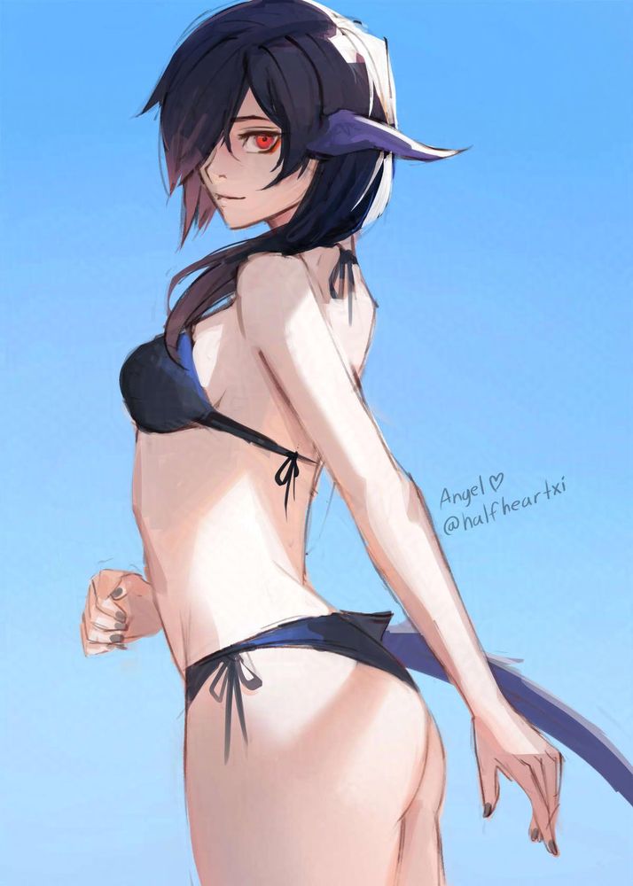 Final Fantasy XIV Au Ra art