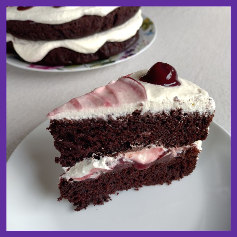 vegan black forest gateau cake