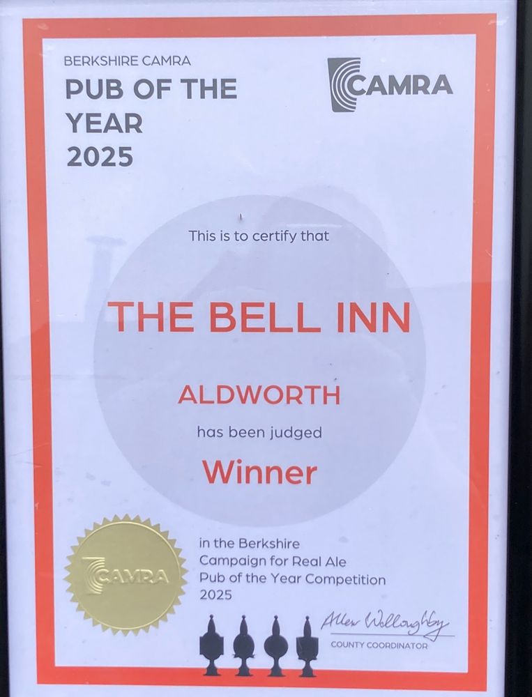 Award certificate