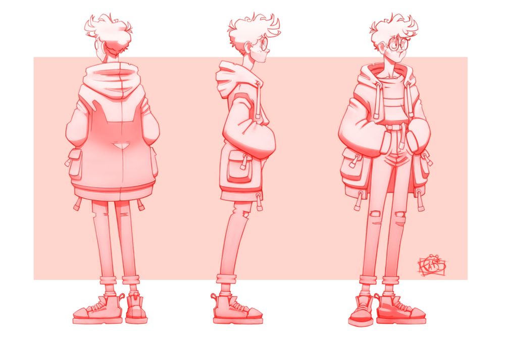 Full character rotation. Still a scrawny nerd XD