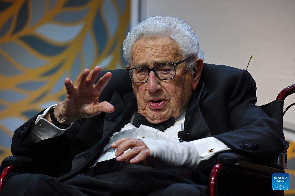 Henry Kissinger towards the end of his life
