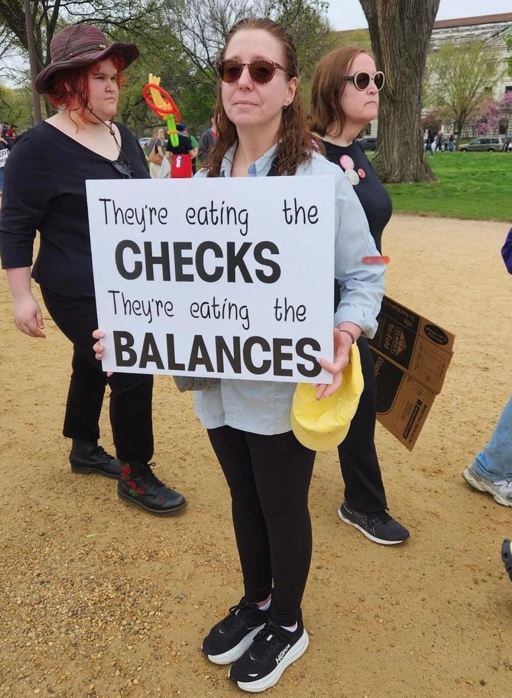 They are Eating the Checks They are Eating the Balances ... #HandsOff #Seattle