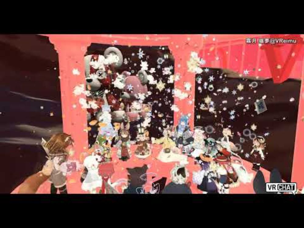 【VRCイベント】1058martアバター交流会のアフターの様子（ぱちぱー）