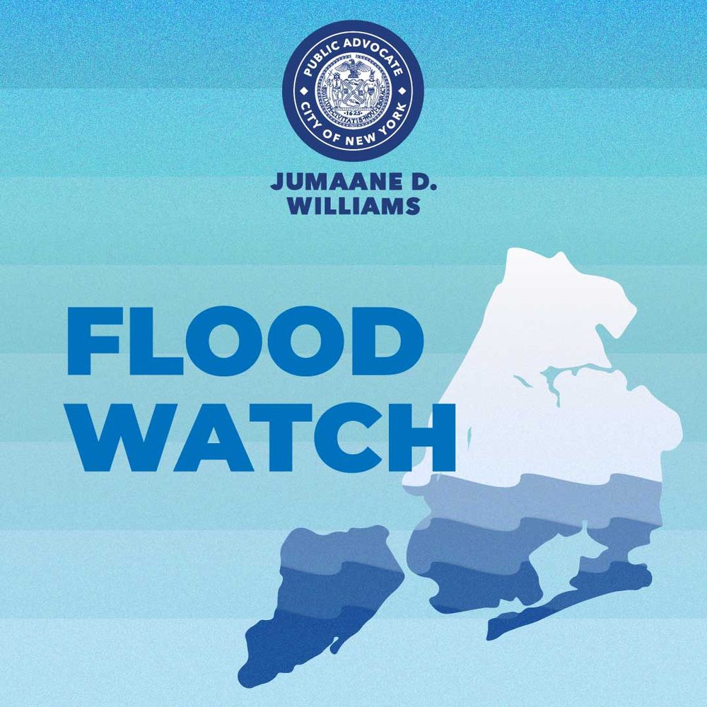 NYC Flood Watch from Thursday 2pm- Friday 8am