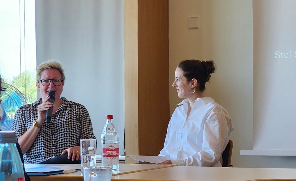 Stef Smith in conversation with Leila Vaziri at CDE conference in Konstanz 