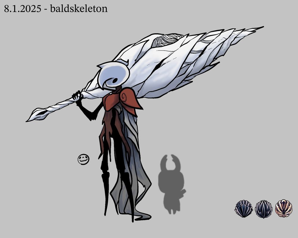 A fan character based on the Hollow Knight game.