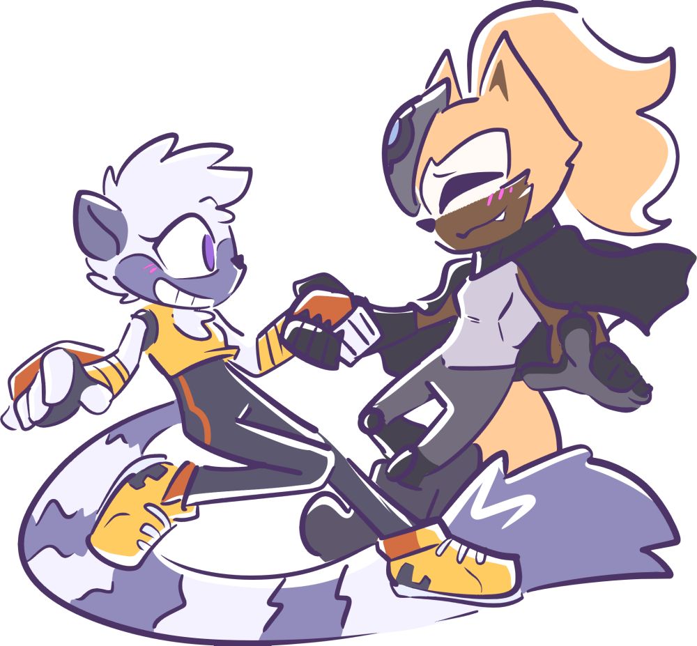 Whispangle! Tangle and Whisper! From Sonic the Hedgehog IDW comics!