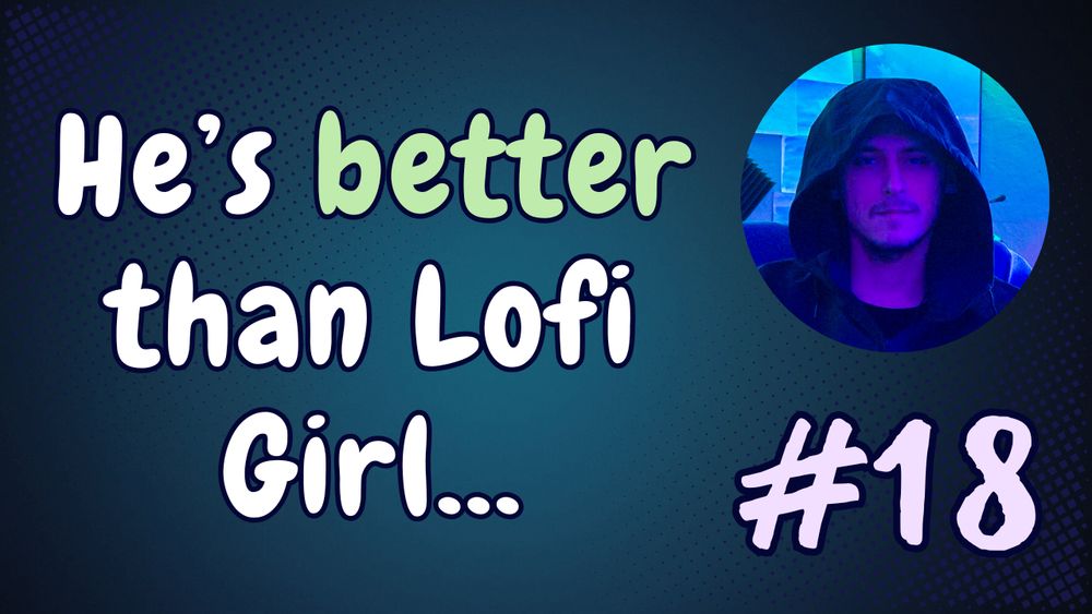 Thumbnail for the Jibber Jabber with Jim podcast. This is Episode 18 with Smoke Signal Productions. The text reads: 'He's better than Lofi Girl...'.