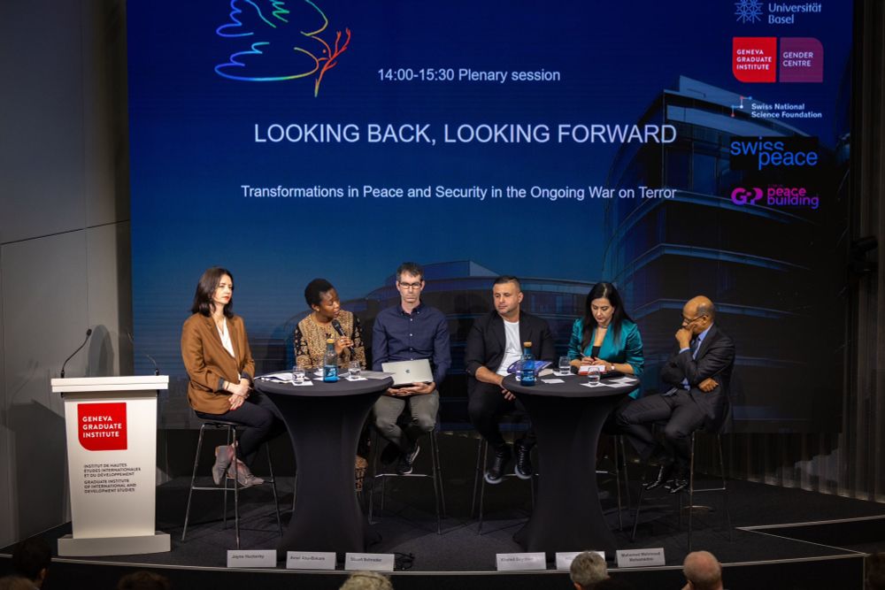 A panel at the Geneva Institute of graduate studies