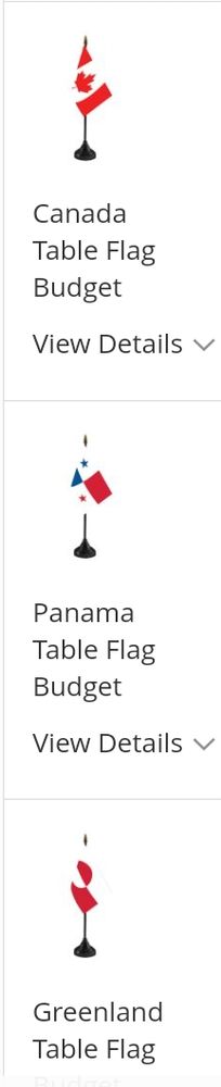 Canada, Panama and Greenland