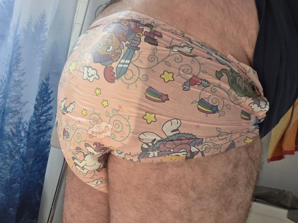 The Pink Crinklez now shown from the back. It is also still well used!