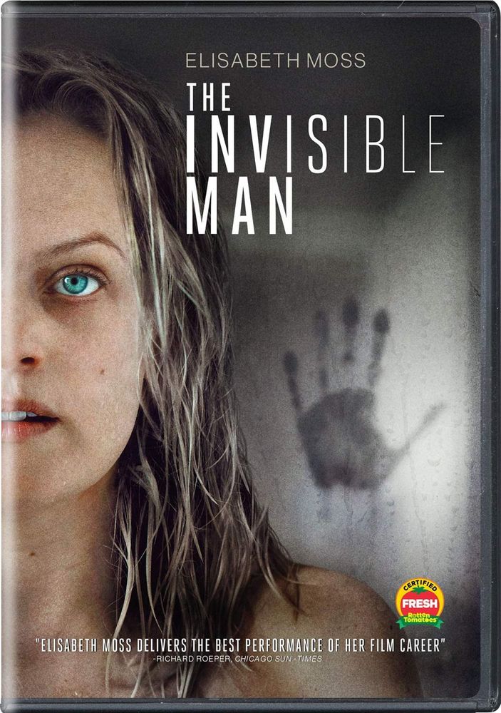 A movie poster of the 2020 film "The Invisible Man".