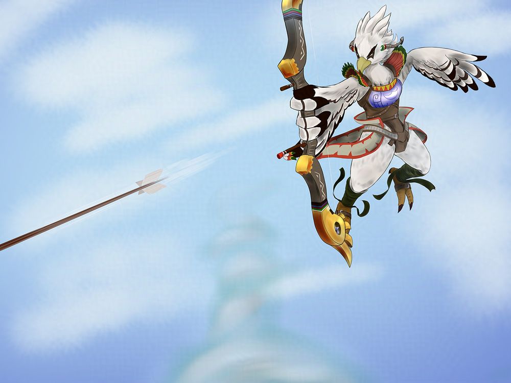 teba shooting arrow