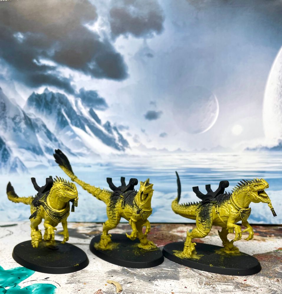 WiP Seraphon Aggradons 
